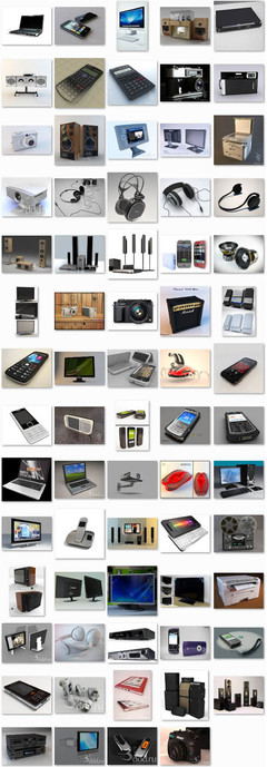 探索未来科技 69个各具特色的电子产品模型详解